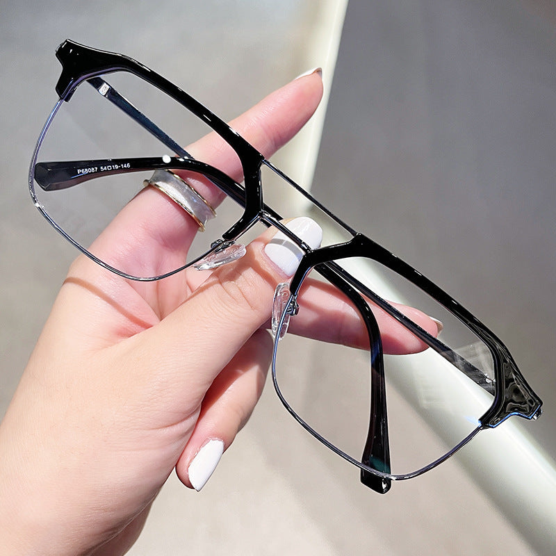 Anti-blue Light Glasses Double Beam Frame