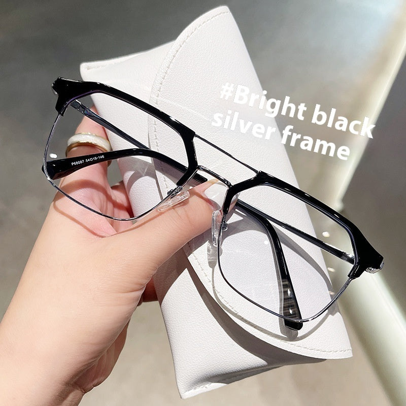 Anti-blue Light Glasses Double Beam Frame