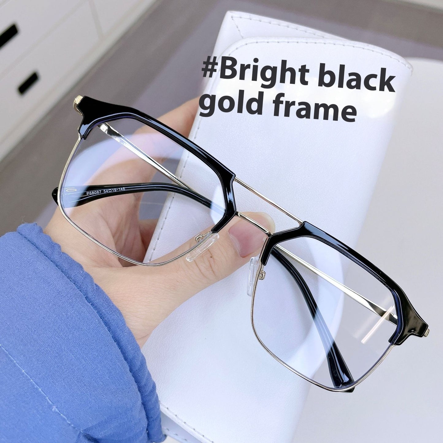 Anti-blue Light Glasses Double Beam Frame