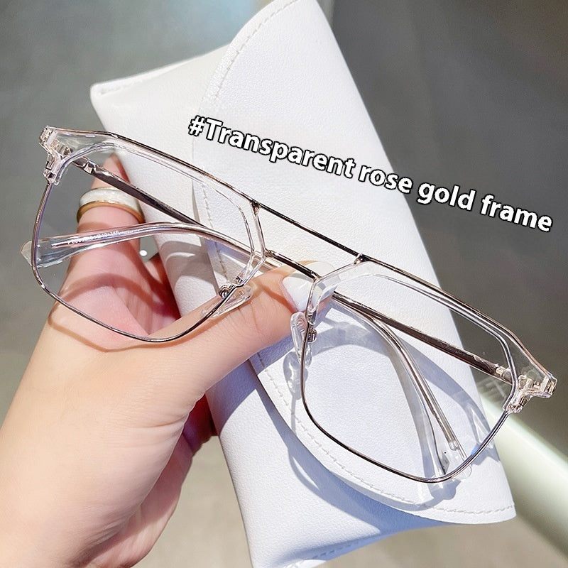 Anti-blue Light Glasses Double Beam Frame