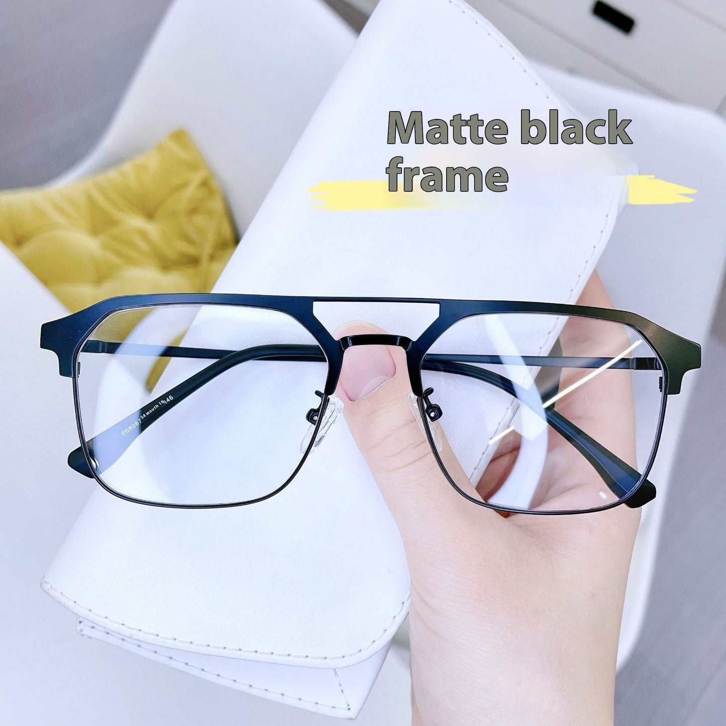 Anti-blue Light Glasses Double Beam Frame