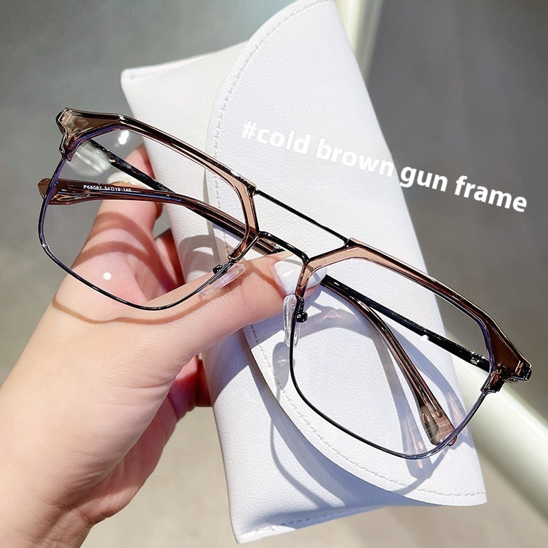 Anti-blue Light Glasses Double Beam Frame