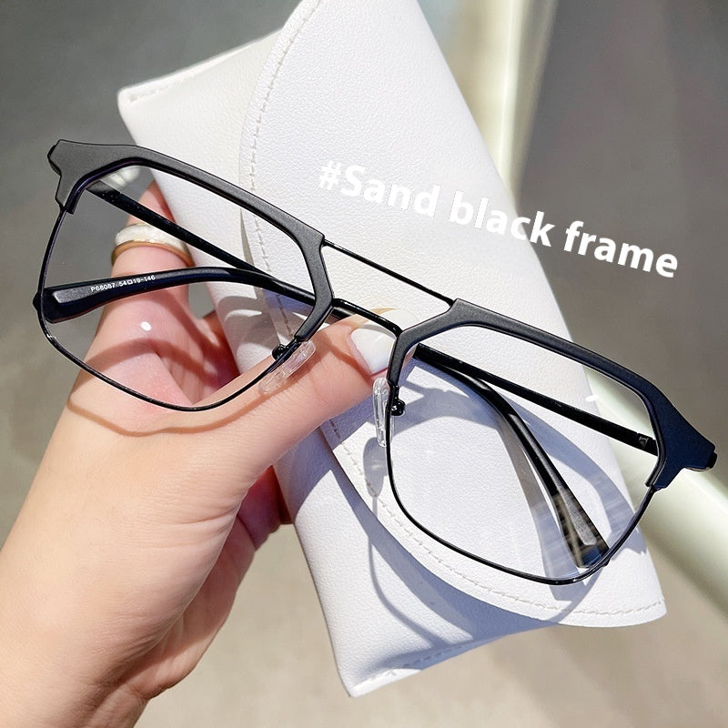 Anti-blue Light Glasses Double Beam Frame